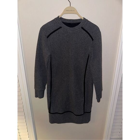 Lululemon On Repeat Dress Heathered Core Dark Grey / Black Size 2 - Picture 4 of 8